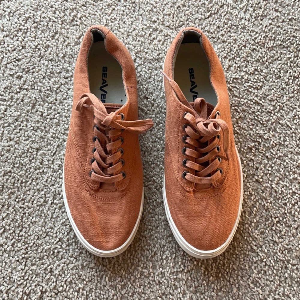 Seavees Mens Hermosa Plimsoll Standard Sneakers 8